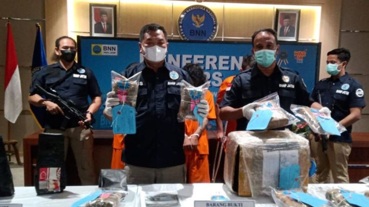 BNNP East Java Fails Circulation Of 16.9 Kilograms Of Cannabis