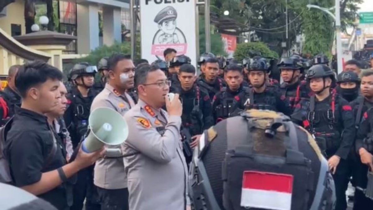 Sempat Terjadi Pembakaran, Kini Situasi di Polres Metro Jakarta Utara Sudah Kondusif 