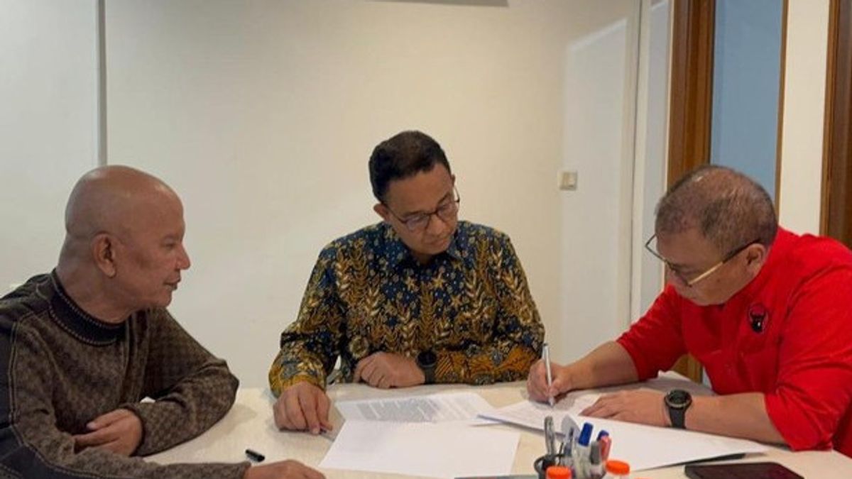 PDIP Denies Anies Signs Jakarta Governor Election Forward Integrity Pact