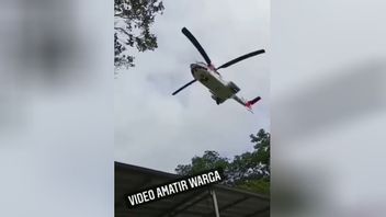 Terbang Rendah, Helikopter Jokowi Bikin Dahan Pohon Roboh dan Timpa Warga 