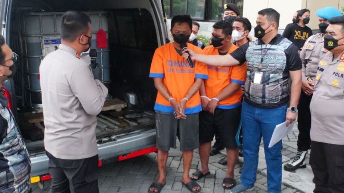 Police Have Revealed That The Case Of The Fraud Of Thousands Of Subsidized Fuel Liters In Sidoarjo