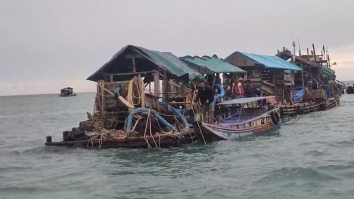 Résolé pour rester à l’abri, 7 spectateurs de mines sauvages de semis Timah dans le sud-ouest ont été arrêtés par la police
