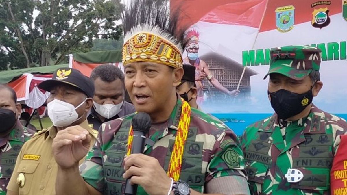 TNI Commander General Andika Perkasa Will Investigate The Termination Of The AW-101 Helicopter Corruption Investigation