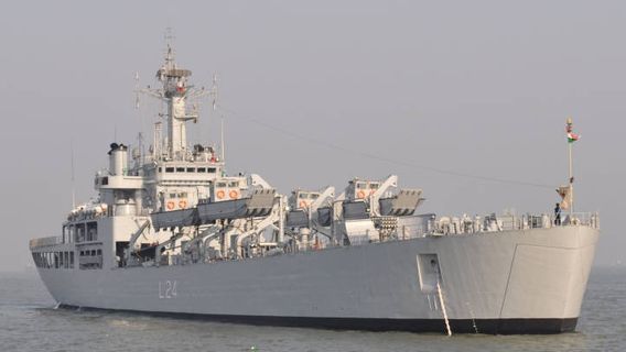 India Uses INS Airavat Warship To Send Oxygen Aid To Indonesia