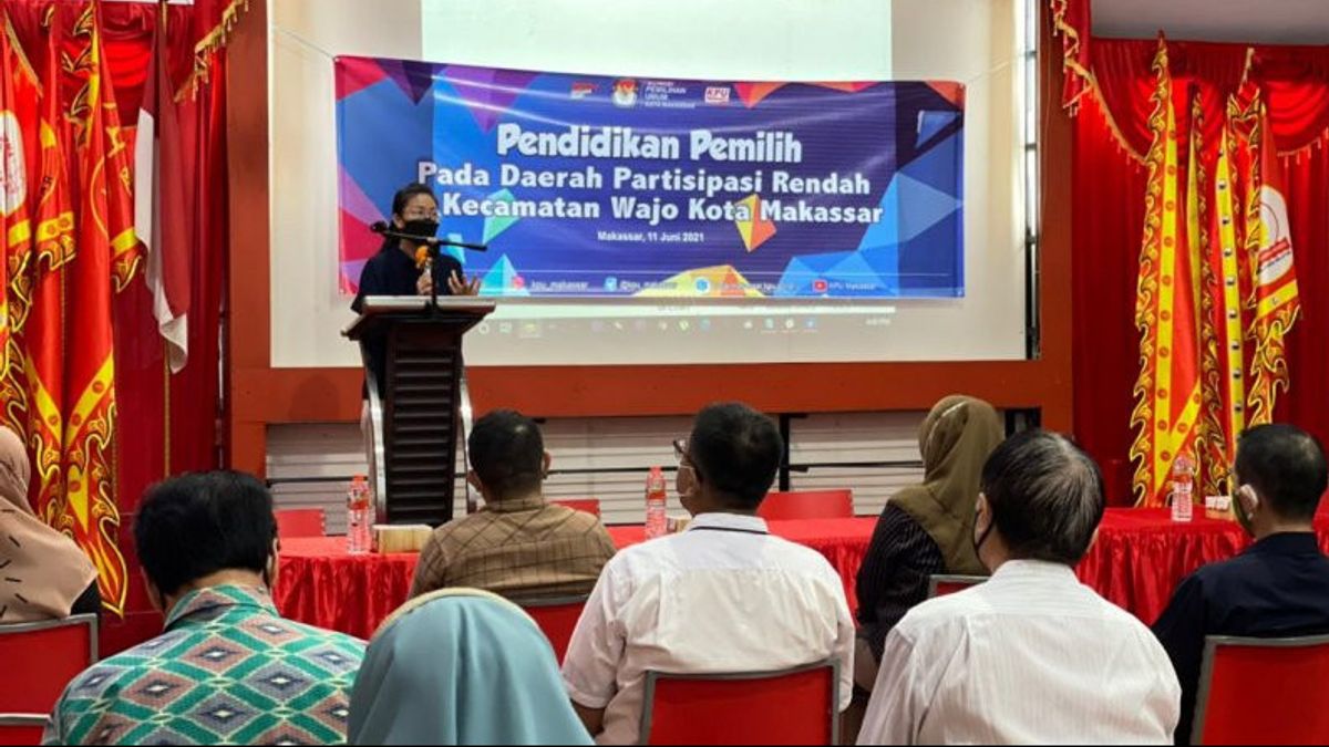 KPU Makassar Selenggarakan Pendidikan Politik di Wilayah Kecamatan yang Partisipasi Pemilihnya Relatif Rendah