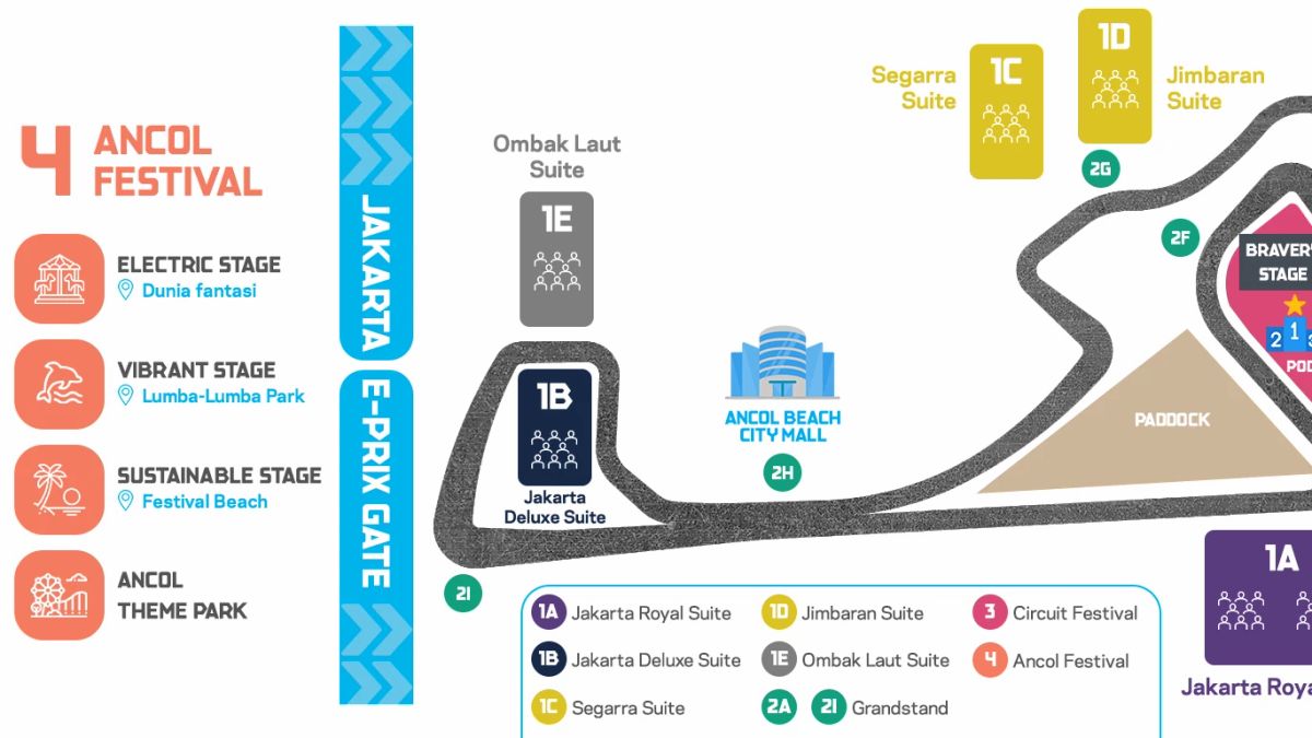 VIP Tickets And Formula E Grandstand Sold Out, Here Are Some Ticket Categories That Can Still Be Purchased