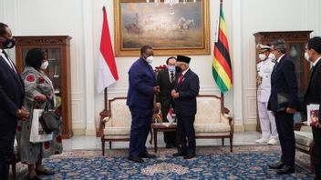 Jalin Kerja Sama, Wapres Ma'ruf Amin Terima Kunjungan Kehormatan Wapres Zimbabwe