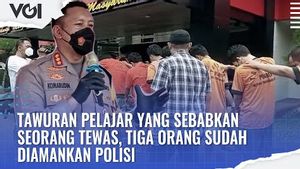 VIDEO: Tawuran Pelajar yang Sebabkan Seorang Tewas, Tiga Orang Sudah Diamankan Polisi