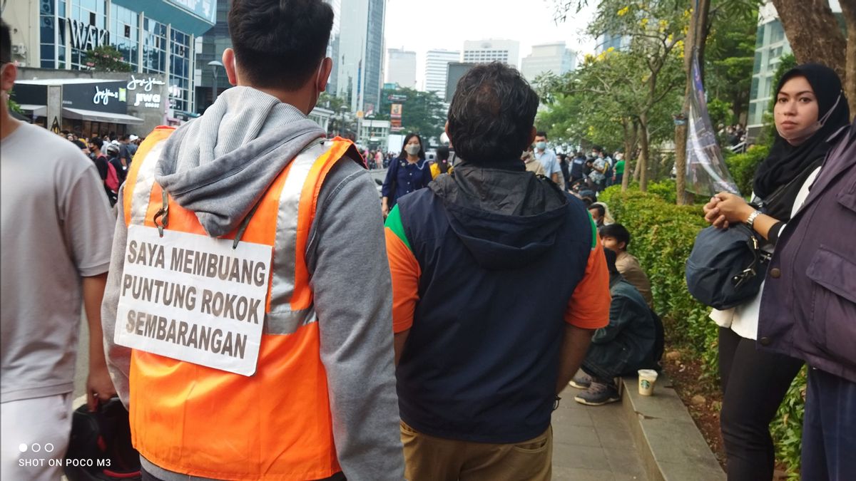 Attention! For Users Of Jalan Dukuh Atas, Don't Litter If You Don't Want To Be Humiliated Like This