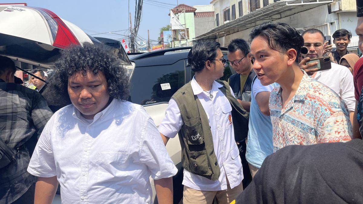 Blusking à Pondok Aren Tangsel Bareng Marshel et Raffi, Gibran a entendu une plainte de vieillesse difficile à obtenir BPJS