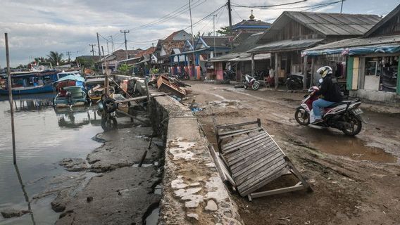 BPBDレバックは、南バンテン海岸の住民にロブ洪水に注意するよう促す