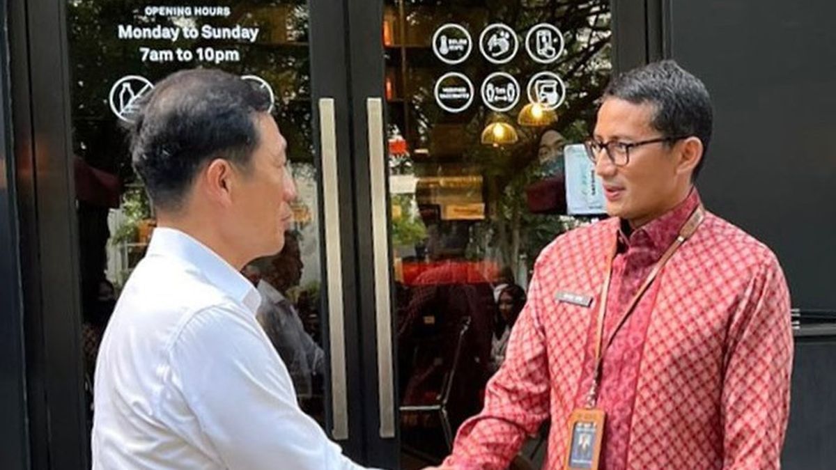 In Singapore, Sandiaga Gets Good News, Indonesia's Position Is Above The Arabs And The UAE In Terms Of Halal Tourism
