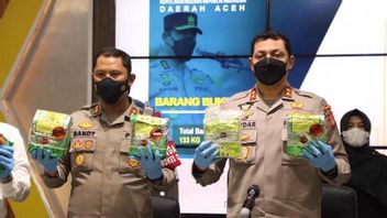 La Police D’Aceh N’a Pas Distribué 133 Kilogrammes De Méthamdétamine