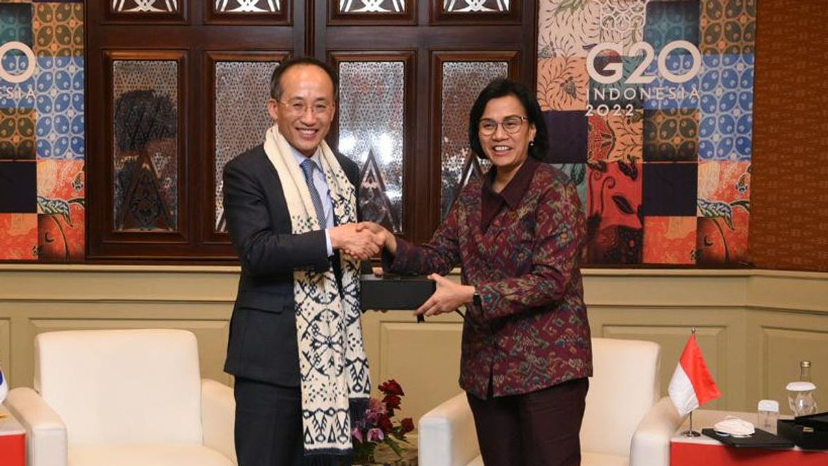 Meeting The Deputy Prime Minister Of South Korea, Sri Mulyani: Not Only Business To Business, But Also People To People Because Kpop Is Very Popular