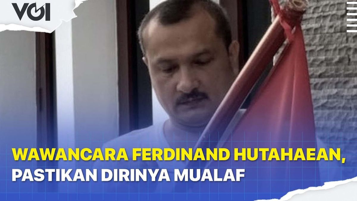 VIDEO: Wawancara Ferdinand Hutahaean, Pastikan Dirinya Mualaf