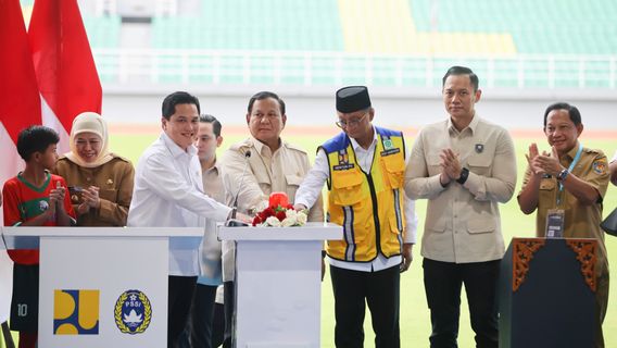 Prabowo a officiellement inauguré simultanément 17 stades indonésiens