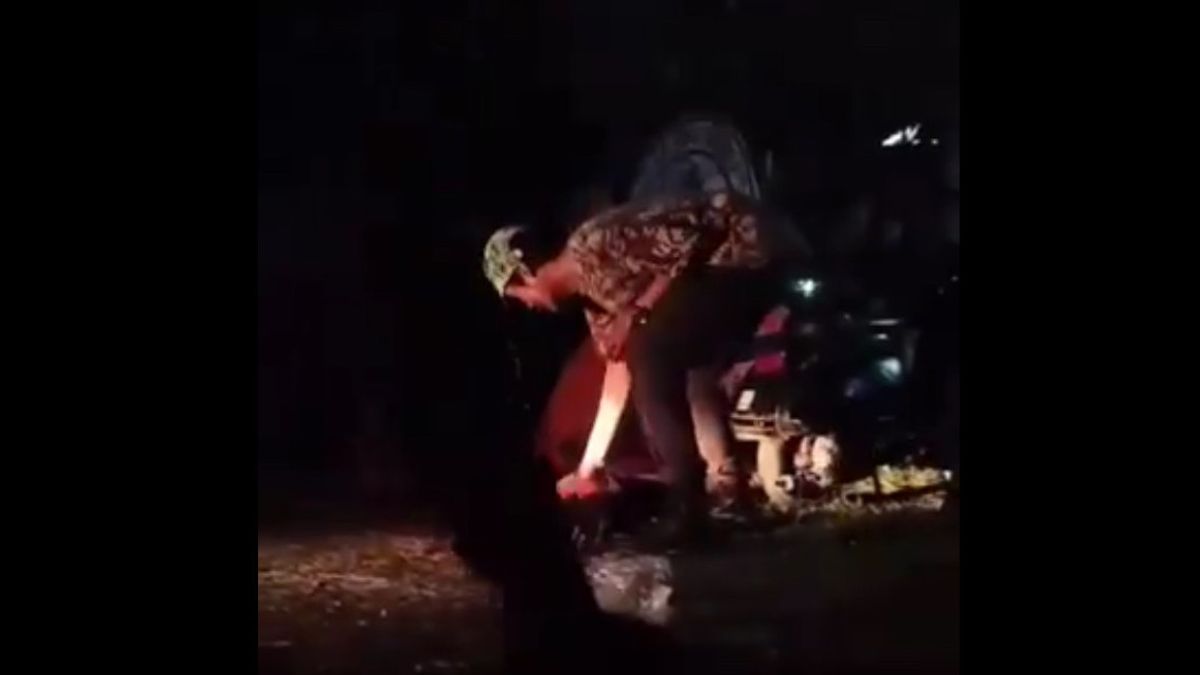 Terrible, Scooter Festival On Mount Putri Colored By Eye Congkel Action, Perpetrators Of Ormas Members