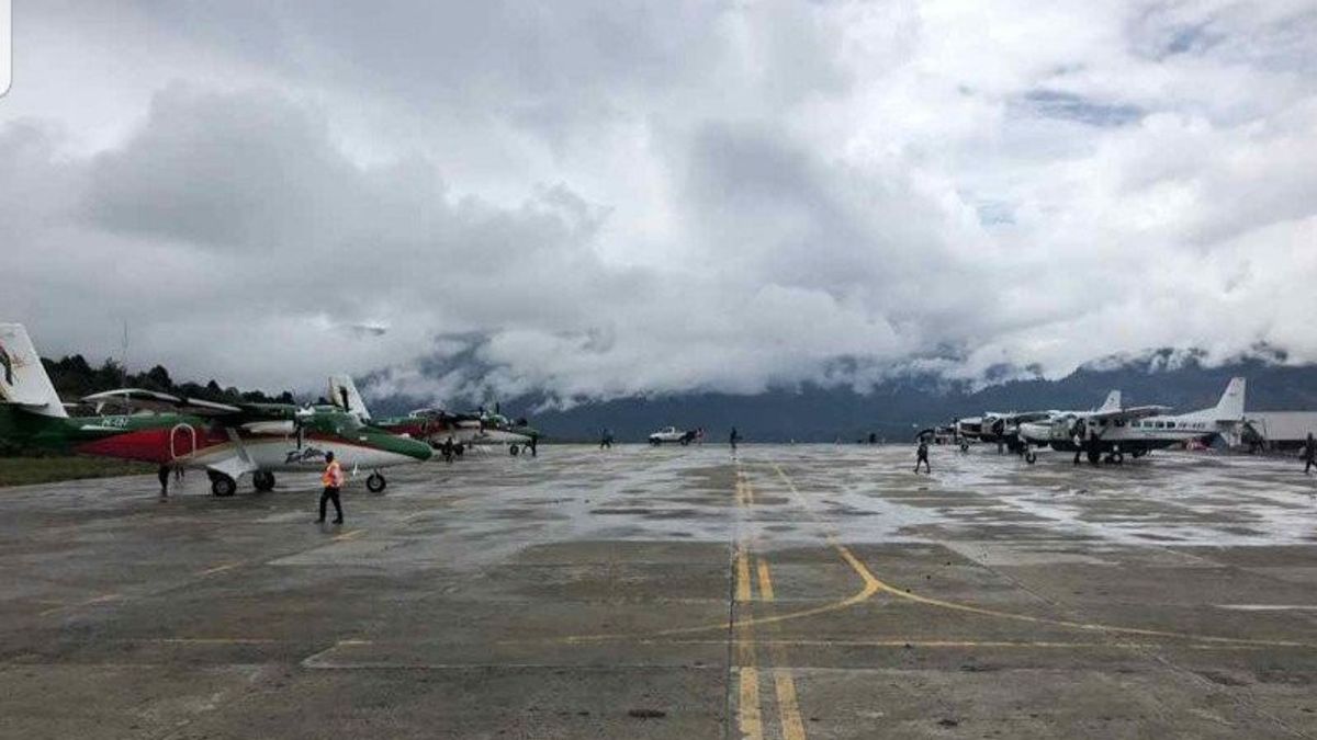تشديد أمن المطار في بابوا والشرطة تكشف نوايا KKB لتعطيل نشاط الطيران