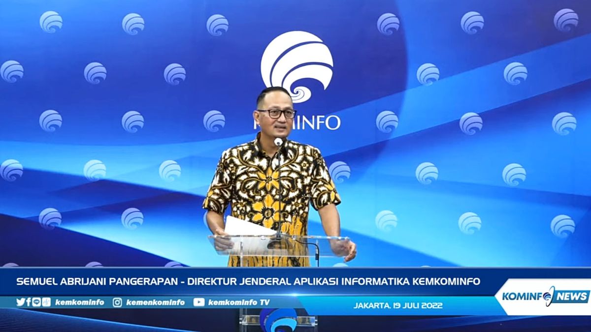 H-1 Blocking, Director General Of Aptika: This Is A Matter Of Data Collection, Has Nothing To Do With Content Control