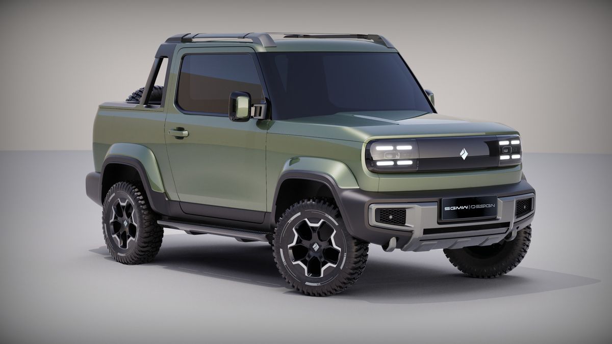 An Electric Car From China That Looks Like Jimny Also Presents A Pickup Version