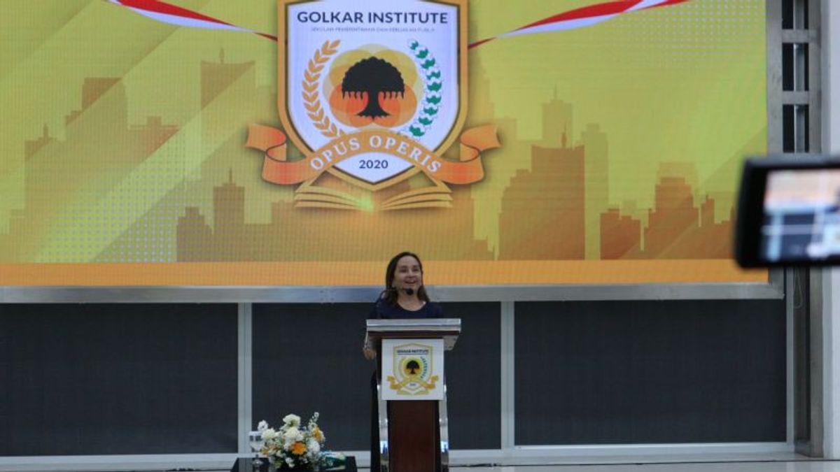 Former Philippine President Gloria Macapagal Arroyo Talks About Food Security At The Golkar Institute