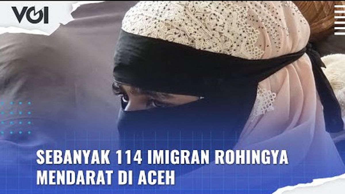 视频：114名罗兴亚移民登陆亚齐