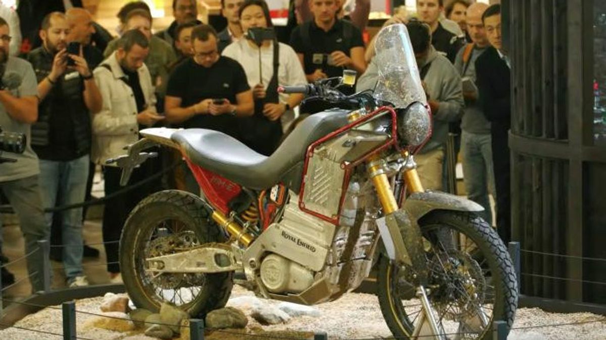 Konsep Motor Listrik Royal Enfield Mejeng di EICMA 2023