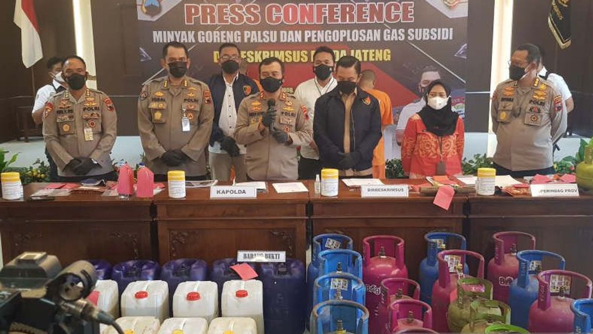 Polisi Bongkar Praktik Pengoplosan LPG Bersubsidi di Karanganyar