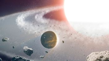 天文学家揭示了两颗外行星相撞后神秘的日食的存在