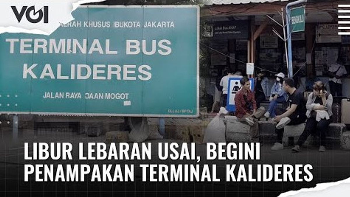 VIDEO: Libur Lebaran Usai, Begini Penampakan Terminal Kalideres