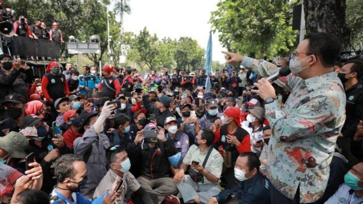 Masih Dibahas, Anies Baswedan Belum Tetapkan UMP 2022 DKI Jakarta
