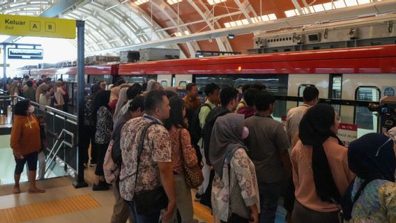 Nouveau record! Les utilisateurs de LRT Jabodebek passent 2 millions de personnes