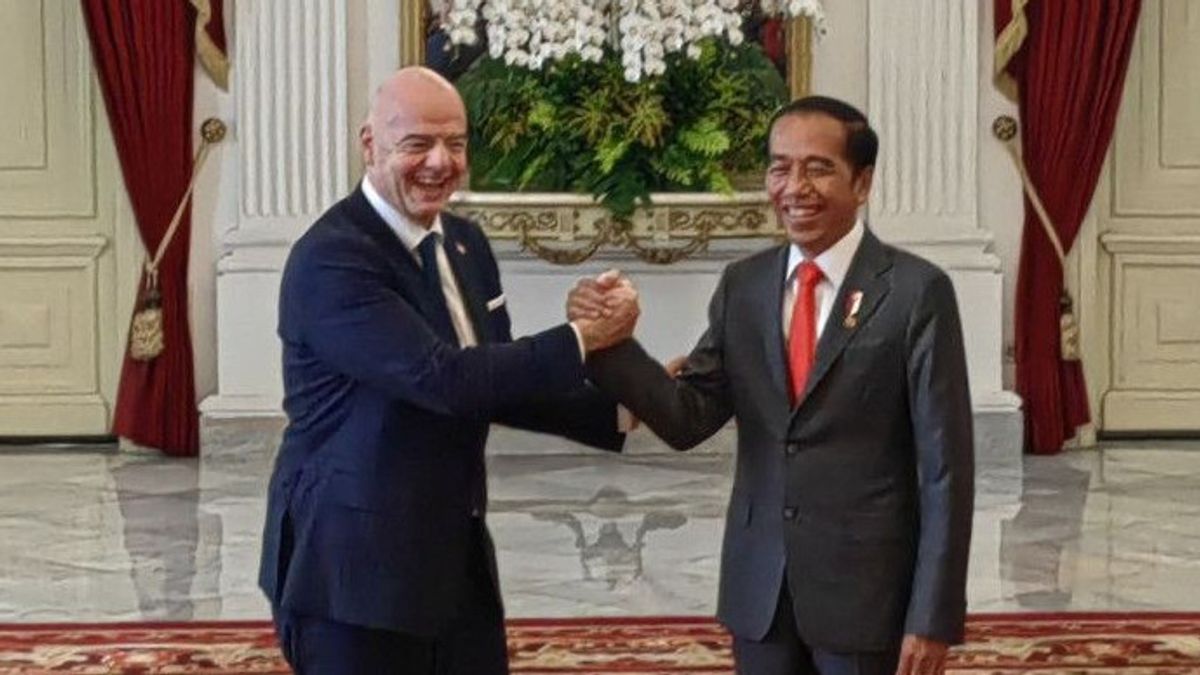 Gianni Infantino Arrived At The Merdeka Palace, Meeting Jokowi Bahas Indonesian Football Transformation