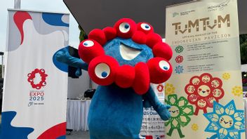 Myaku-Myaku Official Maskot World Expo 2025 Osaka Appears First In Jakarta