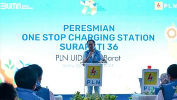 PLN Station de chargement d’électricité opérationnelle à une station de réparation d’électricité à une heure de l’ouest de Bandung