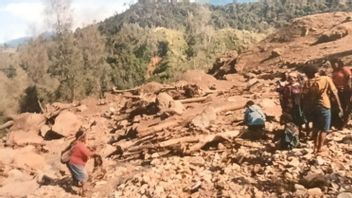 巴布亚Intan Jaya的山体滑坡,5人死亡