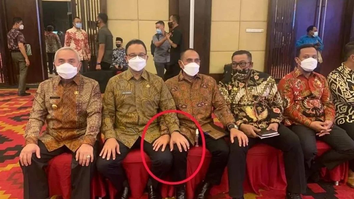 Momen Menarik di IKN Diunggah Denny Siregar, Tangan Anies Baswedan di Paha Edy Rahmayadi 