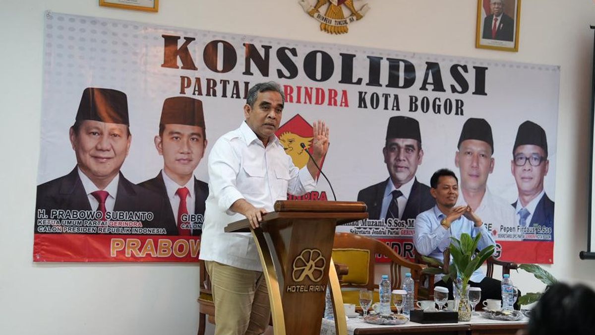L’objectif de gagner un tour, Gerindra obligatoire pour le cadre de la campagne Prabowo-Gibran jusqu’à la perte des villages et des villes