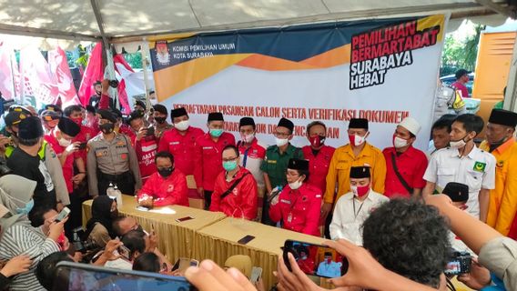 Eri Cahyadi-Armuji Janji Teruskan Program Risma di Surabaya