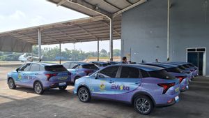 Neta V Electric Car Becomes Taxi Fleet At Sultan Syarif Kasim II Airport Pekanbaru