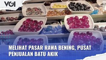 VIDEO: Melihat Pasar Rawa Bening, Pusat Penjualan Batu Akik