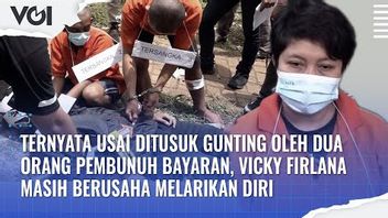 VIDEO: Polisi Reka Ulang Adegan Kasus Pembunuhan Vicky Firlana di TPU Kober Jaksel