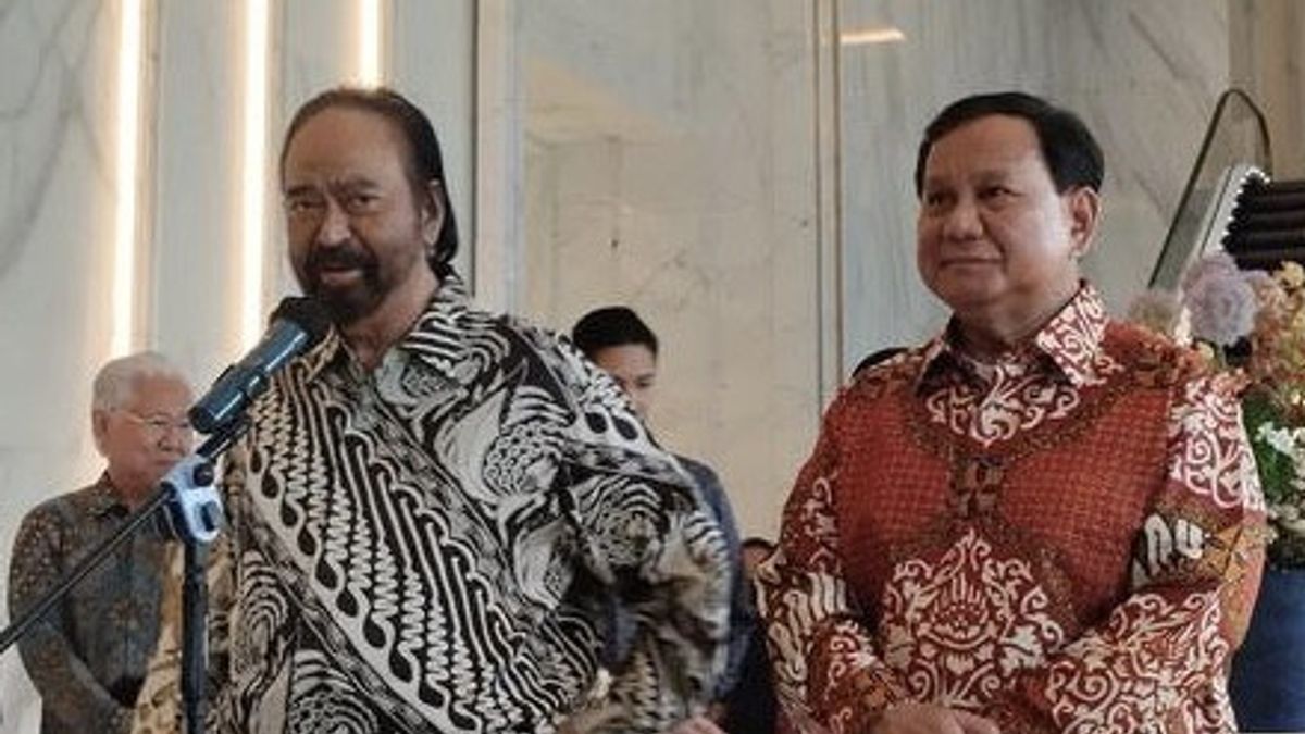 Surya Paloh Reveals Meeting Agreement With Prabowo On Elections, Become A Coalition?