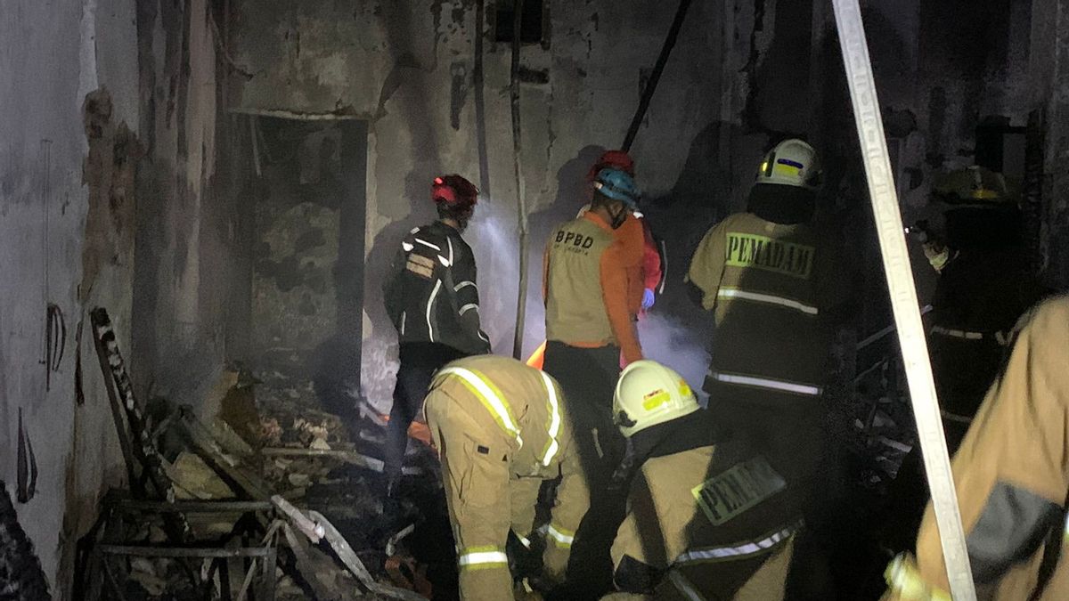 1 Family Trapped In Fire In Tanjung Priok Died As A Result Of Falling Asleep