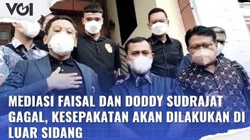 VIDEO: Faisal And Doddy Sudrajat's Mediation Fails, Agreement Will Be Made Outside The Court