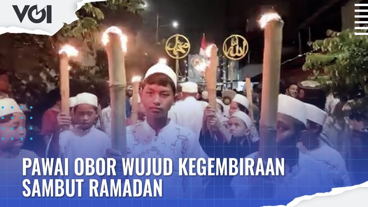VIDEO: Welcoming Ramadan, Loyal Residents Of Central Jakarta Hold Torch Parade