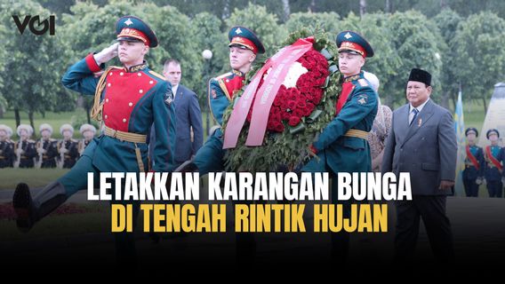 Presiden Prabowo Subianto Letakkan Karangan Bunga untuk Korban Tragedi Leningrad