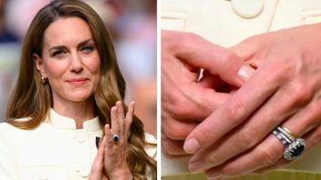 Appearing Different, Kate Middleton Wears Five Rings At Once On A Sweet Finger