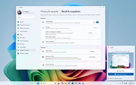Pratinjau Recall Sudah Tersedia bagi Pengguna PC Copilot Plus