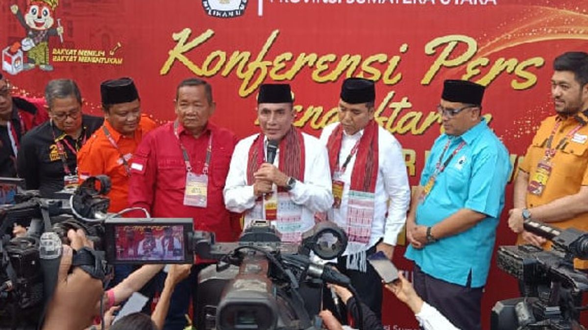 liste officielle, Edy Rahmayadi-Hasan Basri prêt à combattre Bobby-Surya lors des élections du nord de Sumatra